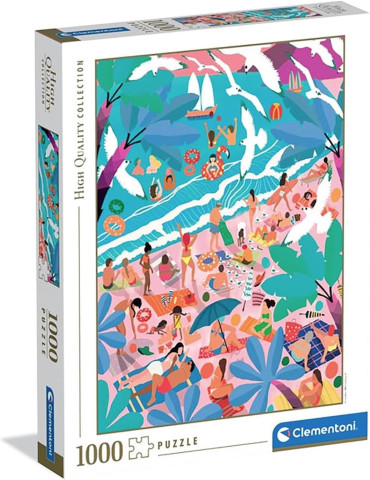 Clementoni 39891. Puzzle de 1000 piezas de Domingo en la playa. 70x50cm