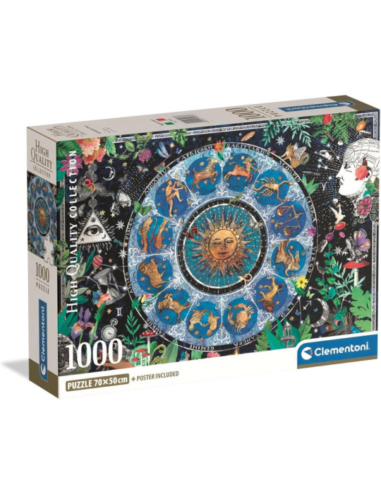 Clementoni 39937. Puzzle de 1000 piezas de Carta Astral. 70x50cm