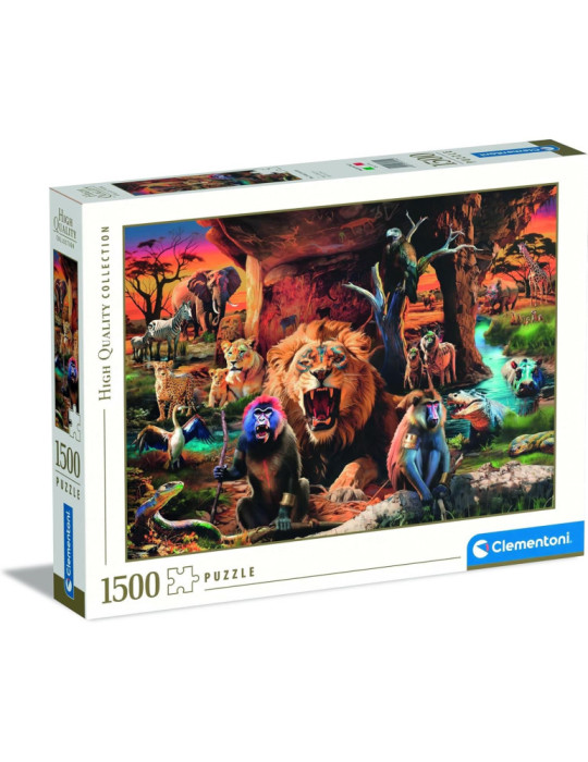 Clementoni 31724. Puzzle de 1500 piezas de Sociedad Tribal. 59,2x84,3cm