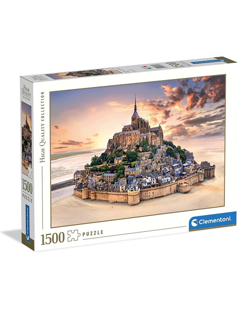 Clementoni 31727. Puzzle de 1500 piezas de Monte Saint Michel. 59,2x84,3cm