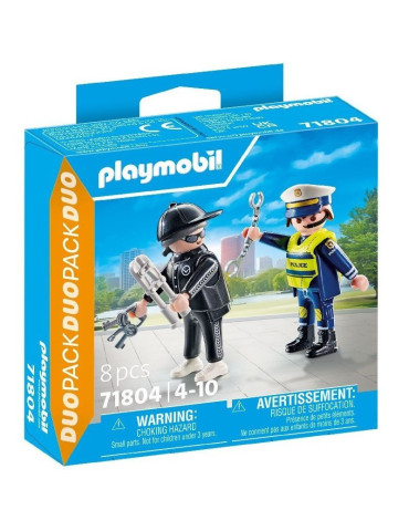Playmobil Duo Pack 71804. Policía y ladrón. 4-10 años