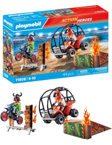 Playmobil Action Heroes 71808. Stunt Show. 4-10 años