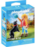 Playmobil MyLife 71738. Mujer con perro de montaña. 4-10 años