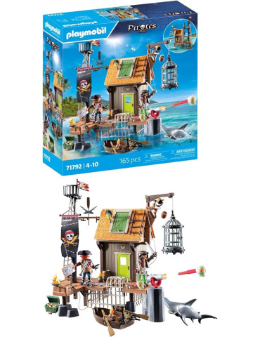 Playmobil Pirates 71792. Puerto Pirata con prisión de corsarios. 4-10 años