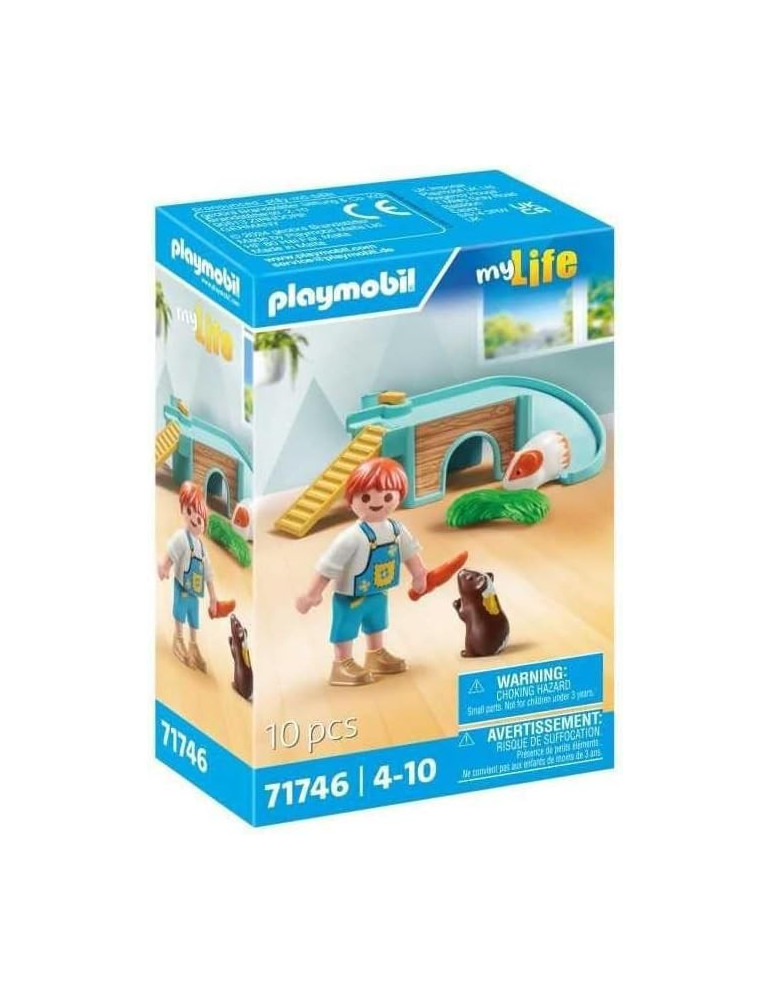 Playmobil MyLife 71746. Casa para cobayas. 4-10 años