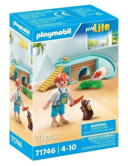 Playmobil MyLife 71746. Casa para cobayas. 4-10 años