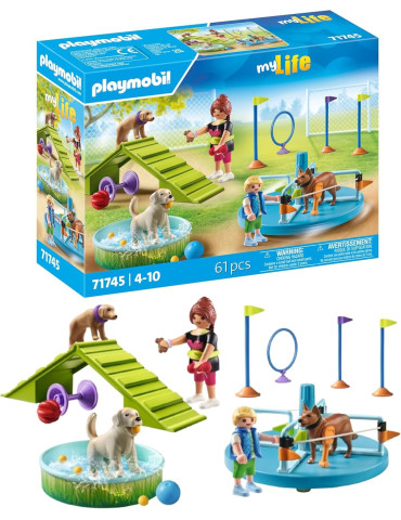 Playmobil MyLife 71745. Parque para Perros. 4-10 años