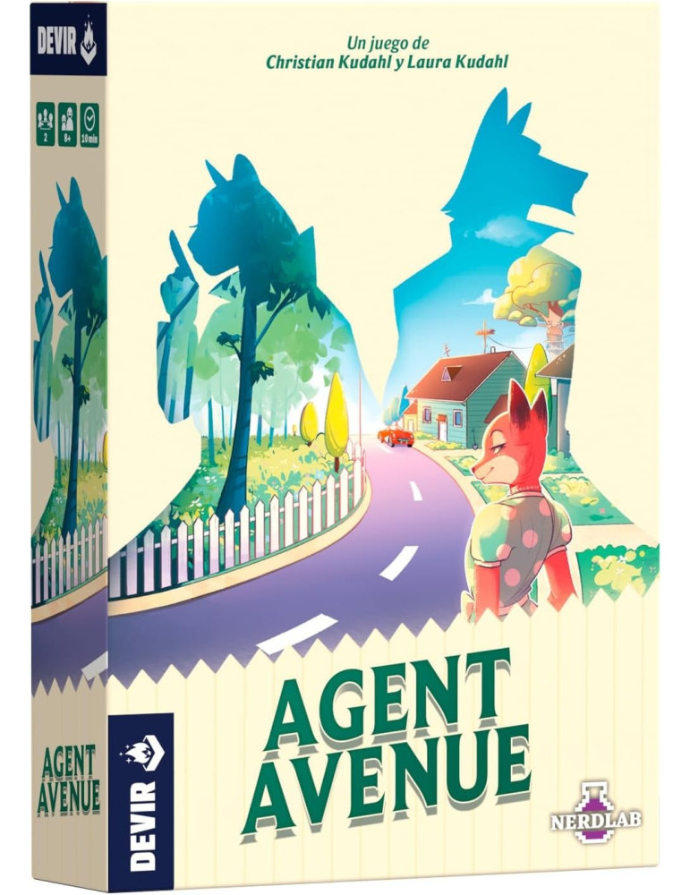 Devir BGAAVES. Juego de cartas Agent Avenue. 2 jug +8 años