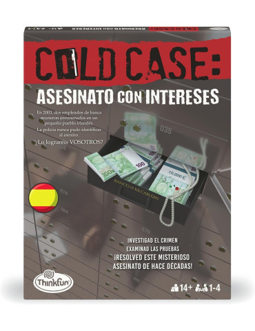Ravensburger 76595. Cold Case: Asesinato con intereses. +14 años 1-4 jugadores
