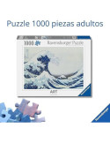 Ravensburger 00107. Puzzle de 1000 piezas de Gran Ola Kanagawa. 70x50cm