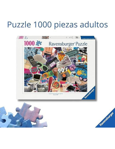 Ravensburger 00619. Puzzle de 1000 piezas de Los años 90. 70x50cm