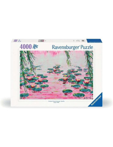 Ravensburger 01420. Puzzle de 4000 piezas de Nenúfares de agua rosa. 138x92cm