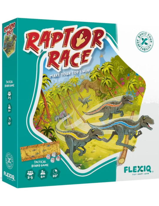 Flexiq FXG601. Juego de mesa Raptor Race. 2-5jug +6 años