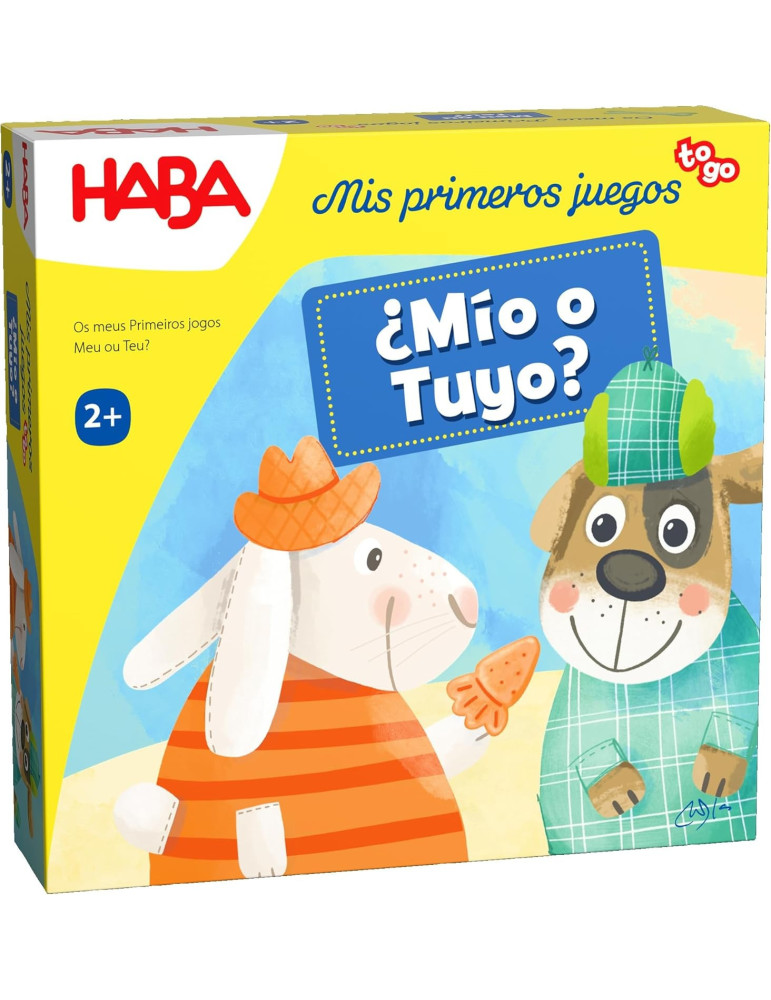 Haba 2012213002. Mis primeros juegos - ¿Mío o tuyo?. 1-4jug +2 años