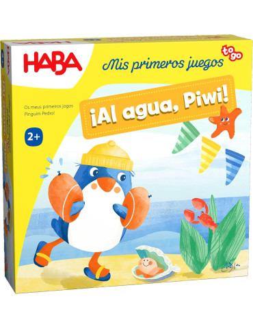 Haba 2012217003. Mis primeros juegos - ¡Al agua, Piwi!. 1-4jug +2 años