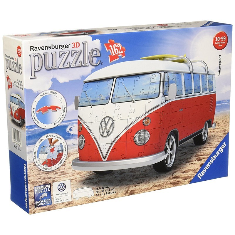 12516 Puzzle 3D Volkswagen T1 162 Piezas