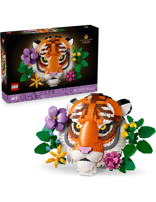 Lego Art 21357. Colección Fauna: Tigre. Más de 18 años. 744 piezas