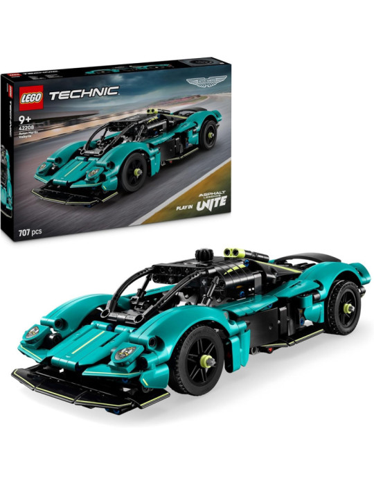 Lego Technic 42208. Aston Martin Valkyrie. Más de 9 años. 707 piezas