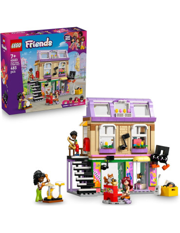 Lego Friends 42653. Tienda de Música y Apartamento. Más de 7 años. 483 piezas