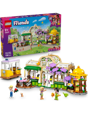 Lego Friends 42671. Café Botánico y Floristería. Más de 9 años. 1138 piezas