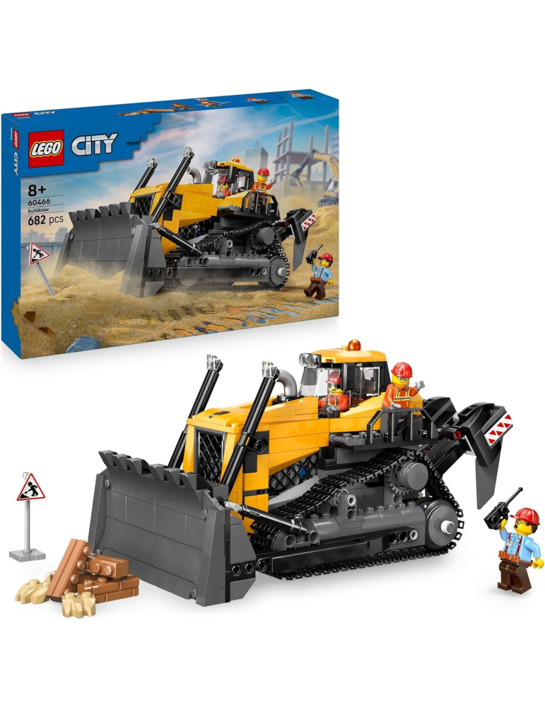 Lego City 60466. Buldócer Amarillo. Más de 8 años. 682 piezas