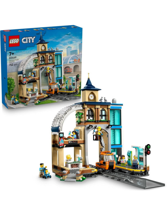 Lego City 60469. Estación Central de Ferrocarril. Más de 7 años. 752 piezas