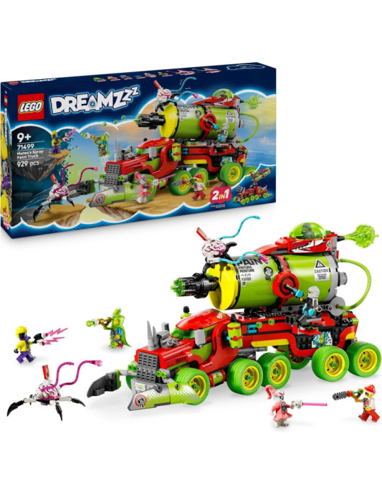 Lego DREAMZzz 71499. Camión-Espray de Pintura de Mateo. Más de 9 años. 929 piezas