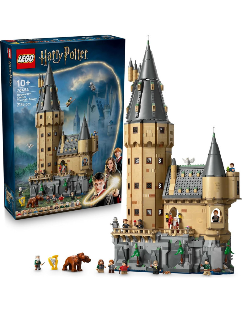 Lego Harry Potter 76454. Castillo de Hogwarts: Torre Central. Más de 10 años. 2135 piezas