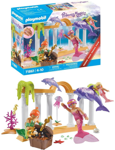 Playmobil Promo Pack 71861. Tesoro de Sirenas con Delfines. A partir de 4 años