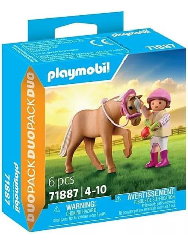 Playmobil Special Plus 71887. Niña con su poni. A partir de 4 años