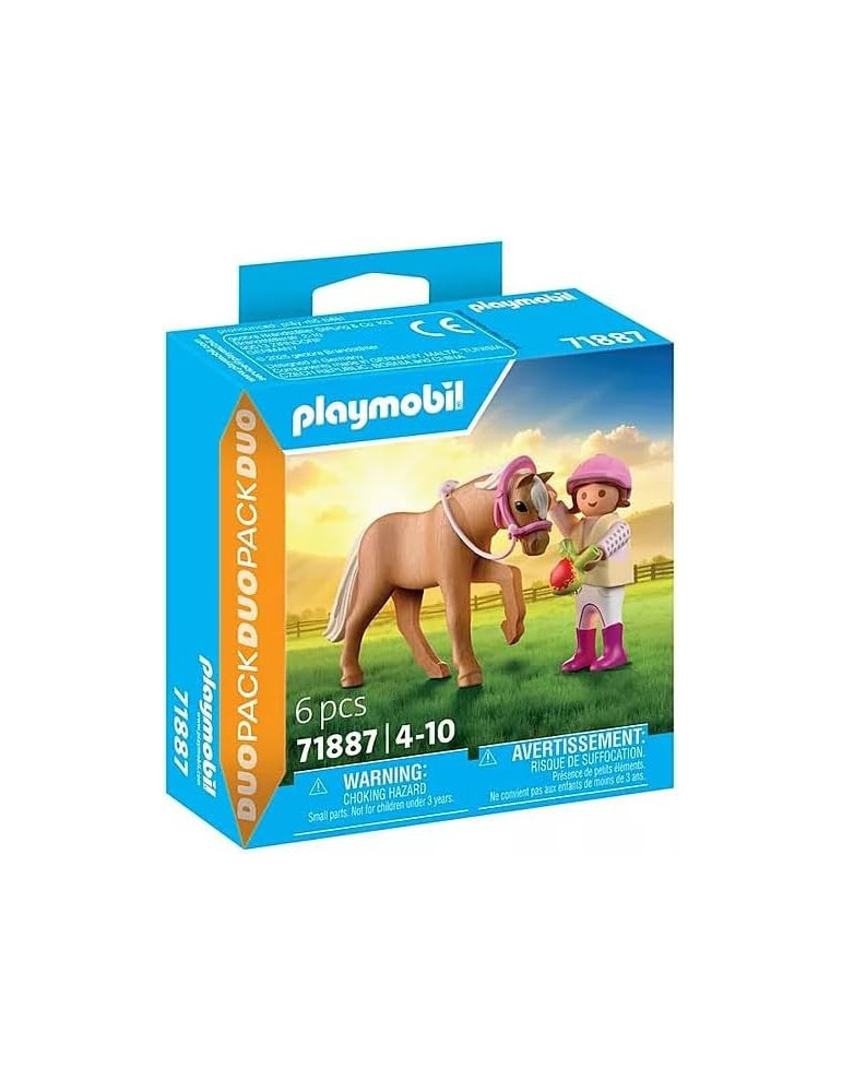 Playmobil Special Plus 71887. Niña con su poni. A partir de 4 años
