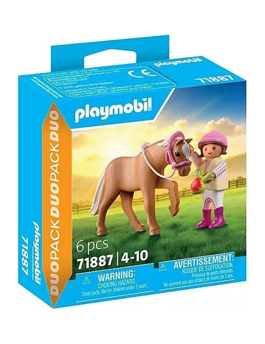 Playmobil Special Plus 71887. Niña con su poni. A partir de 4 años