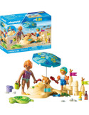 Playmobil MyLife Plus 71906. Diversión Familiar en la Playa. A partir de 4 años