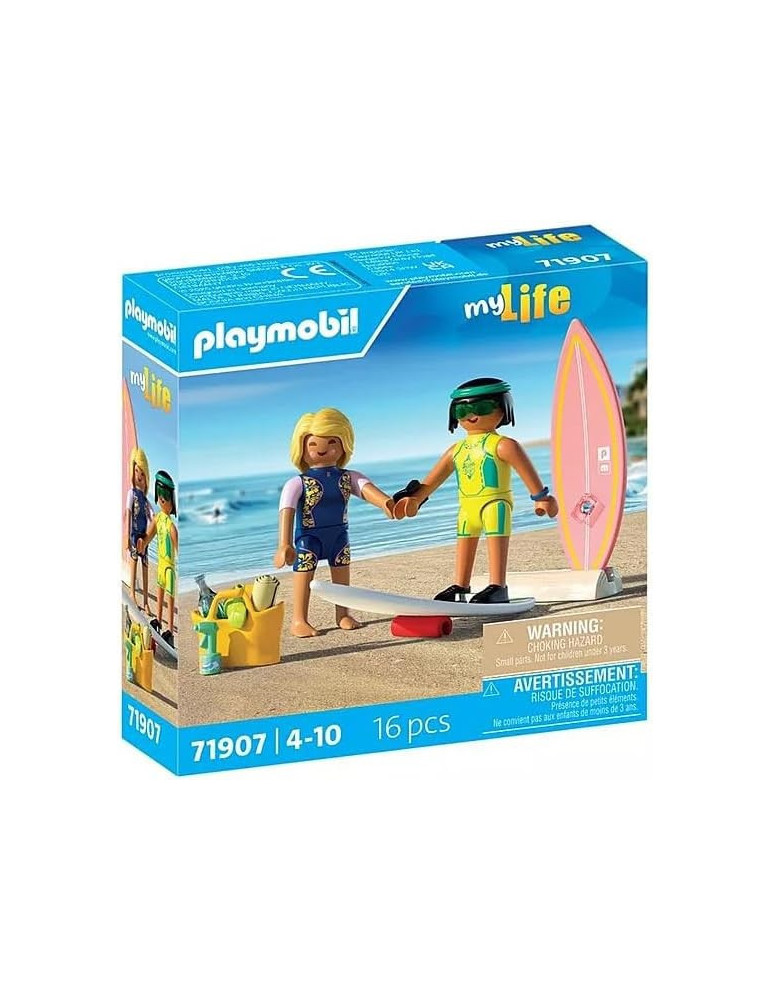 Playmobil MyLife Plus 71907. Pequeña Escuela de Surf.  A partir de 4 años