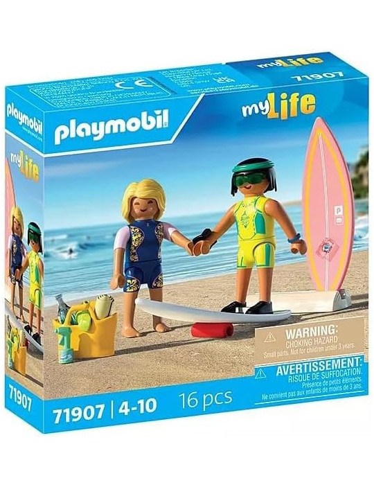 Playmobil MyLife Plus 71907. Pequeña Escuela de Surf.  A partir de 4 años