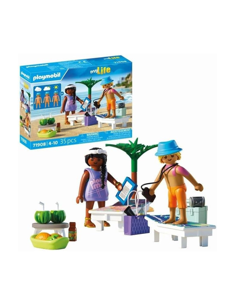 Playmobil MyLife Plus 71908. Viaje en Pareja a la Playa.  A partir de 4 años