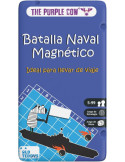 The Purple Cow PC6756. Juego de viaje magnético Batalla Naval. 2jug +5 años