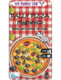 The Purple Cow PC6770. Juego de viaje magnético Rally Pizza. 2-4jug +5 años