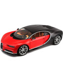 Burago 11040RD. Coche Bugatti Chiron Rojo. Escala 1/18