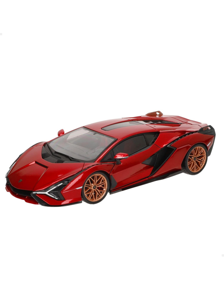 Burago 11046RD. Coche Lamborghini Sian FKP 37 Rojo. Escala 1/18