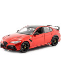 Burago 11049. Coche Alfa Romeo Giulia GTAm Rojo. Escala 1/18