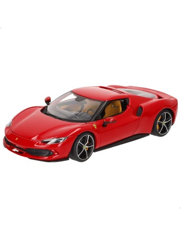 Burago 16018. Coche Ferrari 296 GTB Rojo. Escala 1/18