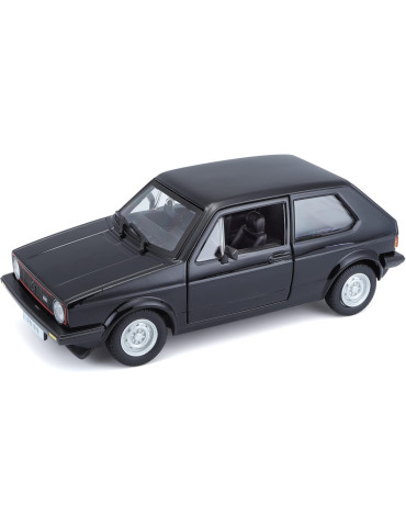 Burago 21089BK. Coche Volkswagen Golf Mk1 GTI Negro. Escala 1/24