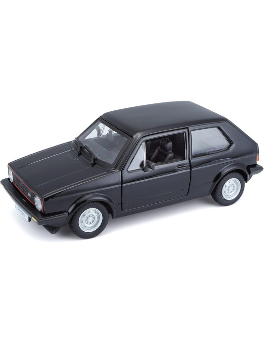 Burago 21089BK. Coche Volkswagen Golf Mk1 GTI Negro. Escala 1/24