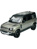 Burago 21101. Coche Land Rover Defender Gris. Escala 1/24