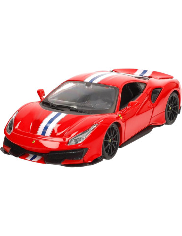 Burago 26026. Coche Ferrari 488 Pista Rojo. Escala 1/24