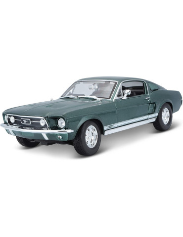 Maisto 31166. Coche Ford Mustang GTA Fastback 1967 Verde. Escala 1/18