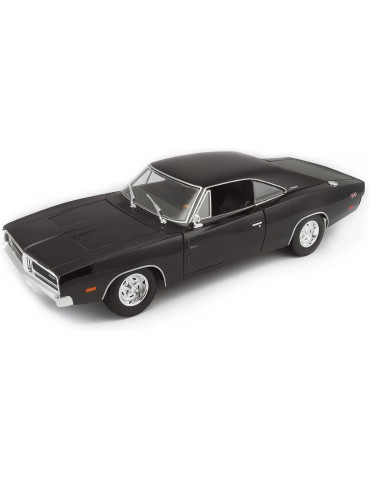 Maisto 31387. Coche Dodge Charger R/T 1969 Negro. Escala 1/18