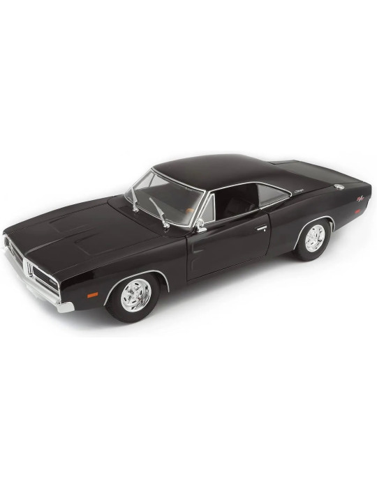 Maisto 31387. Coche Dodge Charger R/T 1969 Negro. Escala 1/18