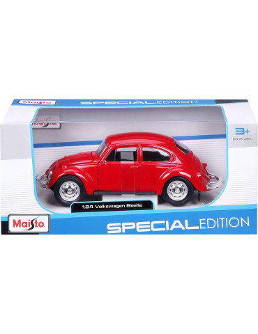 Maisto 31926. Coche Volkswagen Bettle Rojo. Escala 1/24 2
